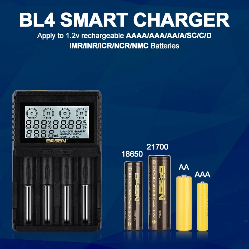  18650 батарея Смарт зарядное устройство LCD 3,7 V/3,7 V/3,85 v Поддержка AA/AAA Li ion4.20V LiFePO4 35V с настенным зарядным устройством 12v/2A адаптер 
