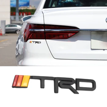 

Car Styling Tail Sticker for Toyota TRD Logo Corolla Verso Camry Prius Yaris Avensis Rav4 Prado Hilux CHR Highlander Badge Decal