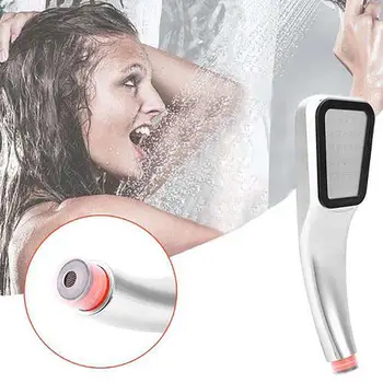 

300 Holes High Pressure Shower Head Bathroom Water Saving Shower Head Powerfull Boosting Spray Bath Handheld Shower Head