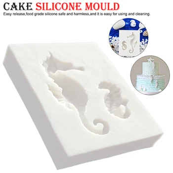 

1pcs Sea Horse Seahorse Cake Mould Silicone Mold Cake Chocolate Fondant Tool DIY Cake Decoration Tools Kitchen Baking Bakeware