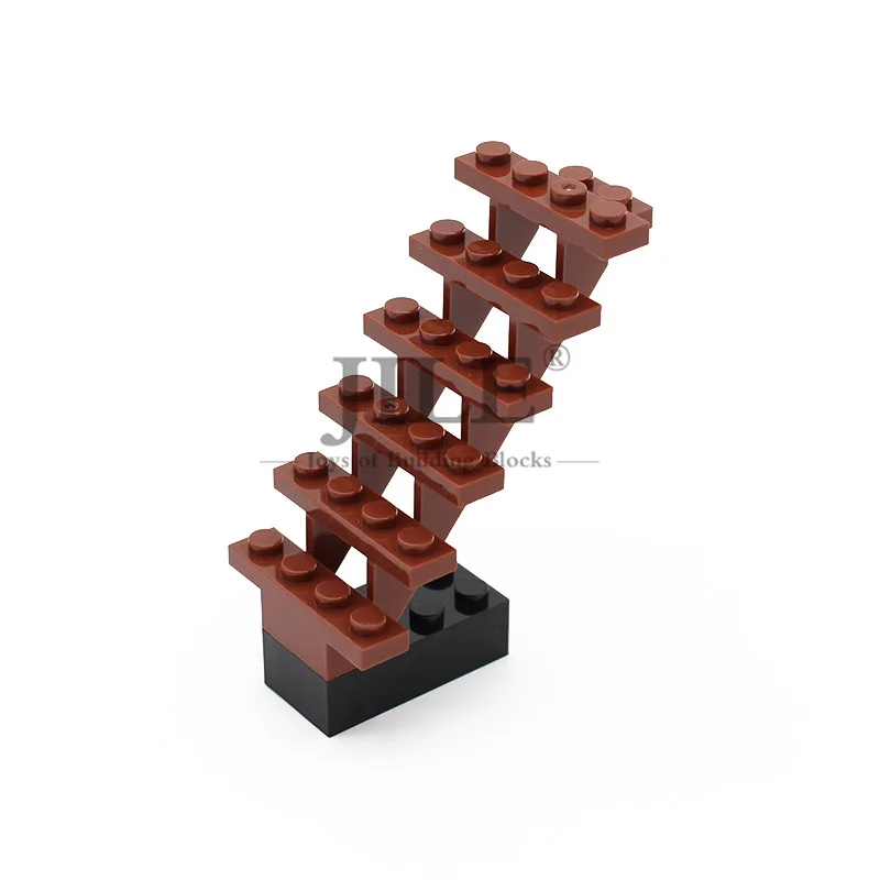 Moc лестницы 7x4x6 прямо Открытый 30134 вид улицы DIY просветить строительные блоки кирпичи совместимы со сборками частиц Игрушки