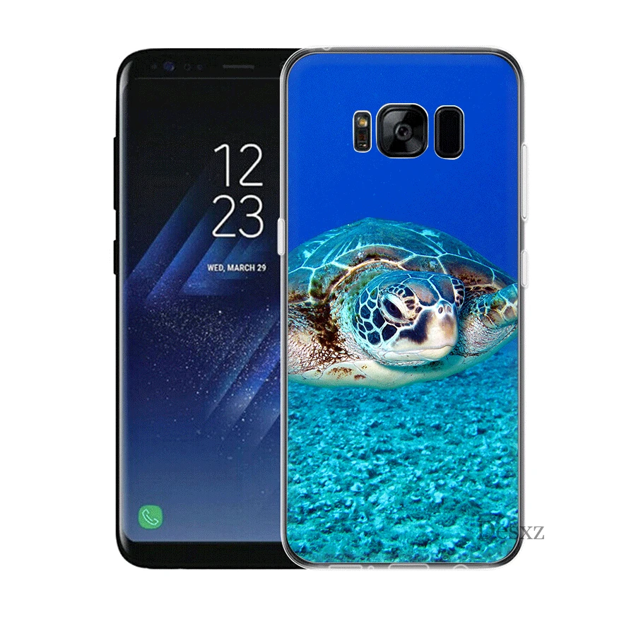 Мобильный чехол для телефона для samsung A3 A5 A6 A7 A8 A9 A10 A20 A30 A40 A50 A60 A70 твердый переплет морская черепаха цвета морской волны - Цвет: H3