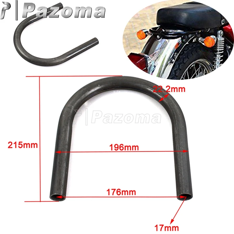 7/8 &quot1&quot Кафе Racer рамка заднего сиденья обруч Brat Loop Tracker конец для Honda Kawasaki Suzuki Yamaha