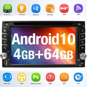 

7"Universal Octa Core 2Din Car Android 10.0 Radio Multimedia Player PX5 4G RAM 64G ROM GPS Navigation HD Screen