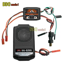 ZK20 RC araba ses simülatörü RC araba ses simülatörü motor ses birimi 5 motor sesler ve 5 boynuzları RC araba kamyon