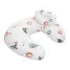 2Pcs U-Shaped Baby Nursing Pillows Maternity Breastfeeding Pillow Infant Newborn Feeding Zipper Cover Cotton Waist Neck Cushion 1