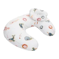 2Pcs U-Shaped Baby Nursing Pillows Maternity Breastfeeding Pillow Infant Newborn Feeding Zipper Cover Cotton Waist Neck Cushion 1