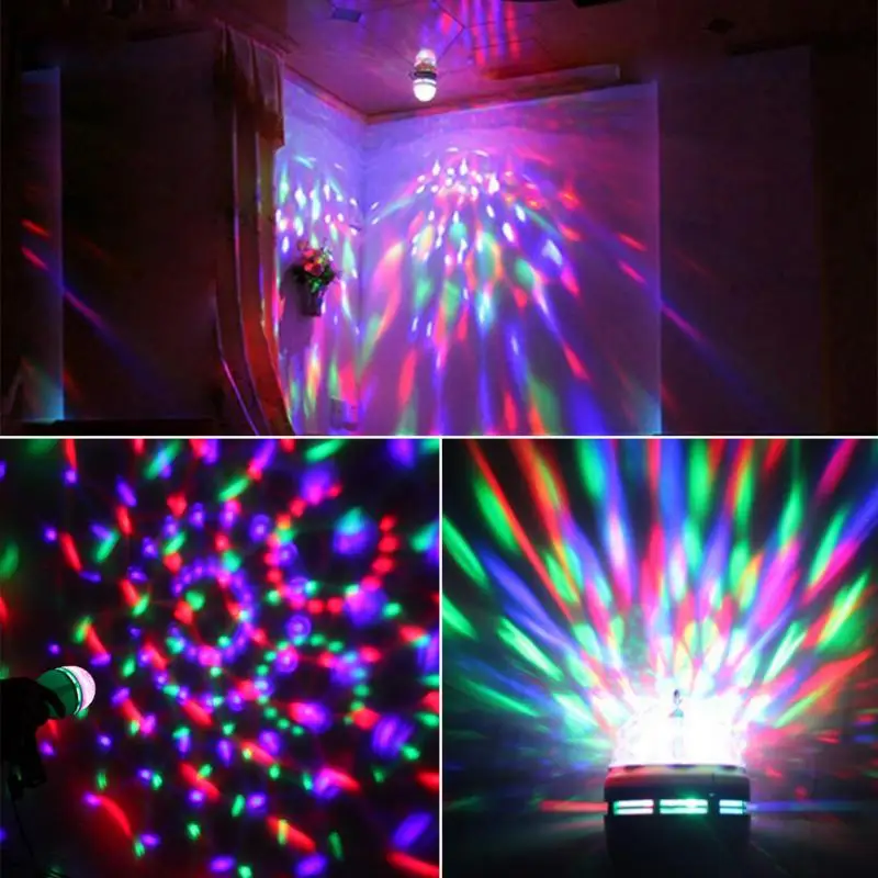 Светодиодный сценический светильник RGB вечерние лампы с эффектом диско