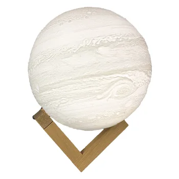 

8CM decorative color baby night jupiter lamp children's bedroom 3D LED light