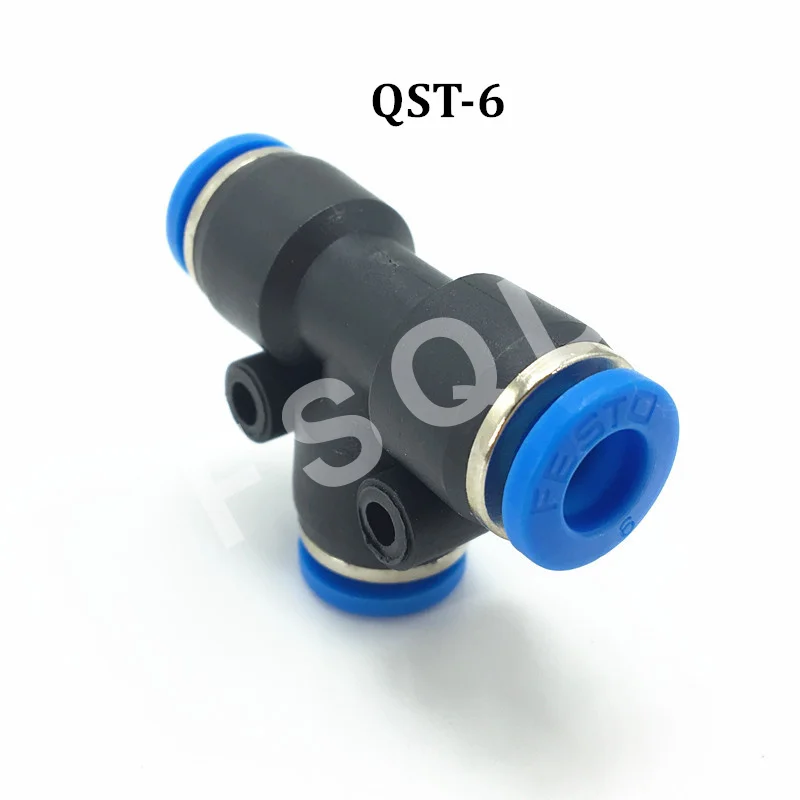 QST-4 QST-6 QST-8 QST-10 QST-12 QST-16 FESTO пуш-ап-быстроразъемные соединения QST стандарт соединителя серии пневматический компонент инструменты воздуха - Цвет: QST-6