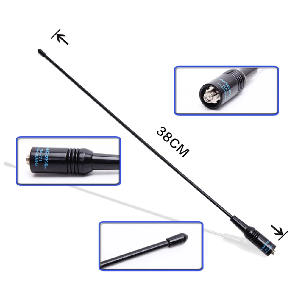 Для Baofeng UV5R UV-82 144/430 МГц двухдиапазонная антенна NA771 SMA 10 Вт Женская naoya#1214