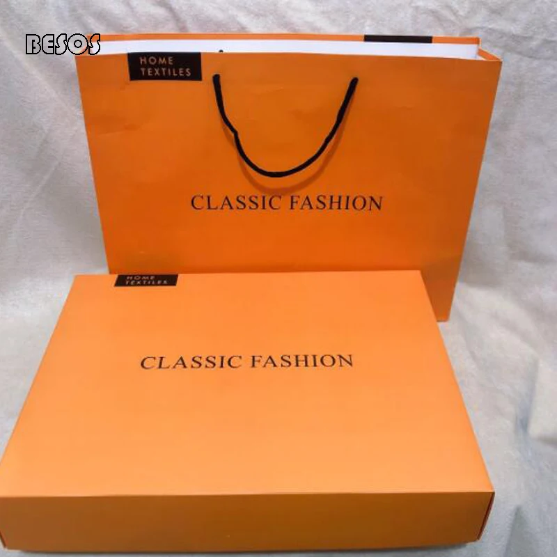 Louis Vuitton orange gift bag & box large