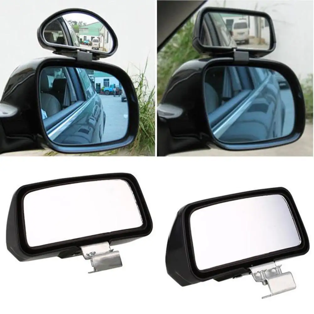 

Car Blind Rearview Mirror High-Definition Convex Glass Wide Angle Rear View Auxiliary Blind Spot Mirror Parking Reference Mirror