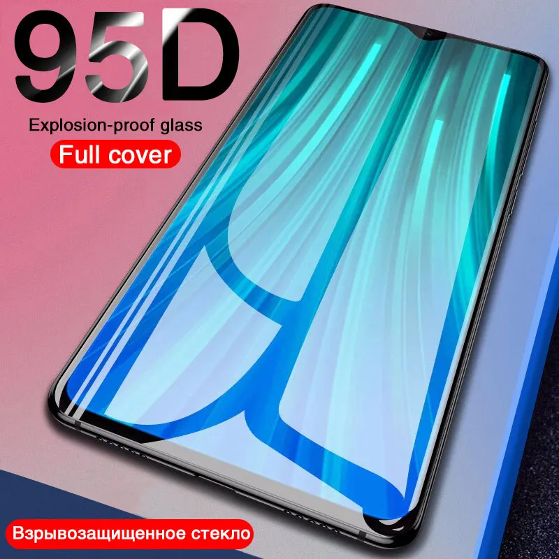 Закаленное стекло 95D для Xiaomi Mi 9 9T SE 8 A2 A3 Lite Защитное Redmi Note 8t 7 K20 Pro Защитная пленка