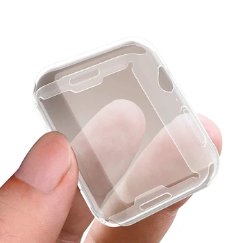 

Case for Apple Watch Series 4 Sn Protector, New iWatch Overall Protective Case TPU HD Clear Ultra-Thin Cover for Apple Watch