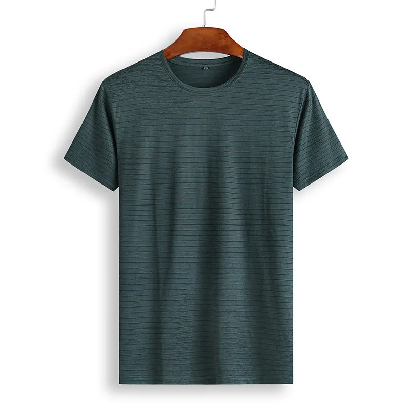 

Big Size Men's Wear Short Sleeve T Shirt Round Neck Loose Plus Fat plus Top Male Fat Man Plus Large Size Short Sleeve T