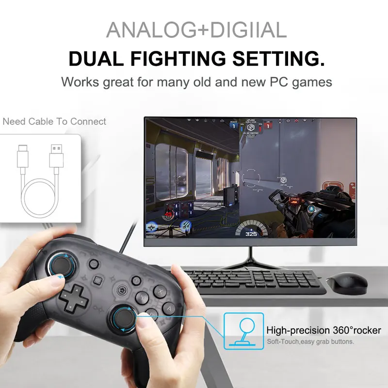Bluetooth Wireless Controller Gamepad For Switch Pro Compatible Nintendo Switch For NS Console Joystick Wireless Control