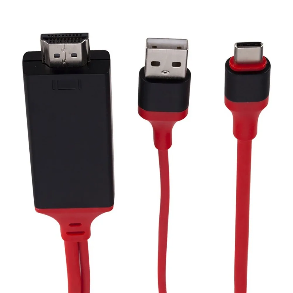 Тип-C 8 Pin к HDMI кабель HD 1080P HDMI конвертер адаптер USB кабель для передачи данных кабель для HD ТВ цифровой AV
