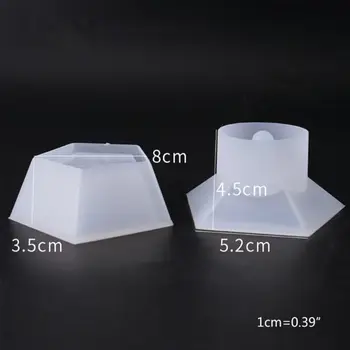 

Box Resin Molds, Jewelry Box Molds with Pentagonal Shape Silicone Resin Mold N58F