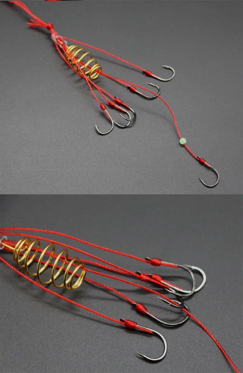 Description Picture 5 of itemMosodo 4pcs/box Carp Fishing Bait Hooks Lure Trap Hooks with Spring Feeder Bait Cage Explosion Hooks Coarse Fishing Tackle Tools