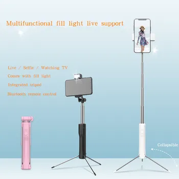 

Wireless Bluetooth Selfie Stick With Tripod Shutter Remote Control, 3 in 1 Mini Foldable Extendable Handheld Monopod for iPhone