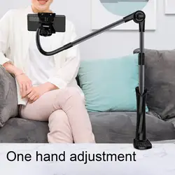 Suporte flexível do telefone móvel braço longo 360 graus de rotação tablet do telefone suporte preguiçoso para desktop