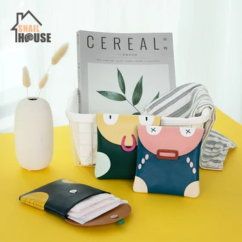 

Snailhouse PU Storage Bag For Sanitary Napkin Portable Women Coin Purse Jewelry Organizer Holder Container Travel Outdoor Bags