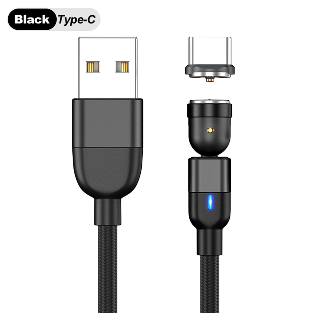 Micro USB Cable For iPhone 13 12 11 XS X 8 Samsung Xiaomi Android Mobile Phone Type-c Charging Magnet Charger Wire Cord
