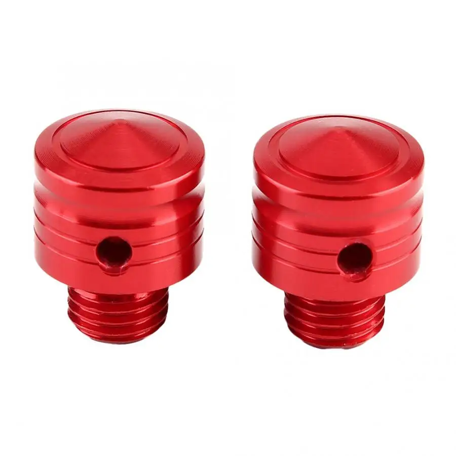 Universal Motorcycle Scooter Rear View Mirror Mounting Screw M10*1.25 Red Motorcycle Mirror