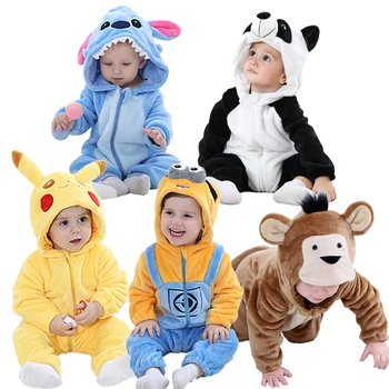 

Baby Rompers Boys Girls Clothes New Born Baby Costume Jumpsuit Infant Onesie Winter Toddler Stich Pajamas Overalls ropa de bebes