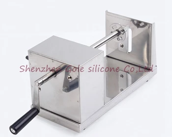 

20PCS/LOT manual Tornado potato spiral cutting shredders machine slicers murphy spud potato chips twist cutter machine