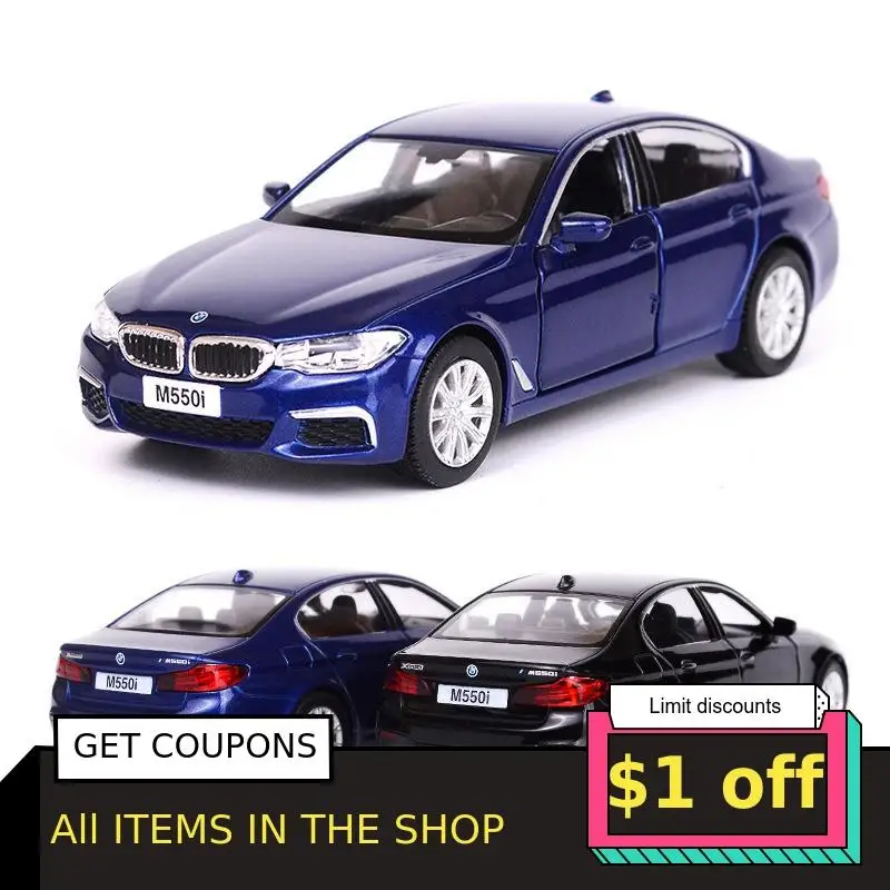 Имитация 1/36 литья под давлением металлическая модель автомобиля BMW M550 Коллекция