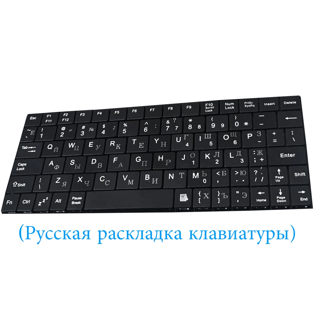 ANRY английская и русская Проводная клавиатура для планшета 10 10,1 черный PU+ PC кожаный чехол с подставкой Чехол Встроенная USB Проводная клавиатура