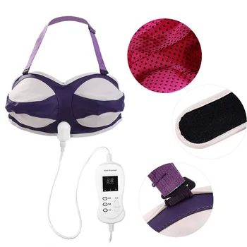 

Dropship Heating Vibration Breast massager Infrared Chest Massage Bra Electric Breast Enlarger Growth Bra Beauty Healthy Tool