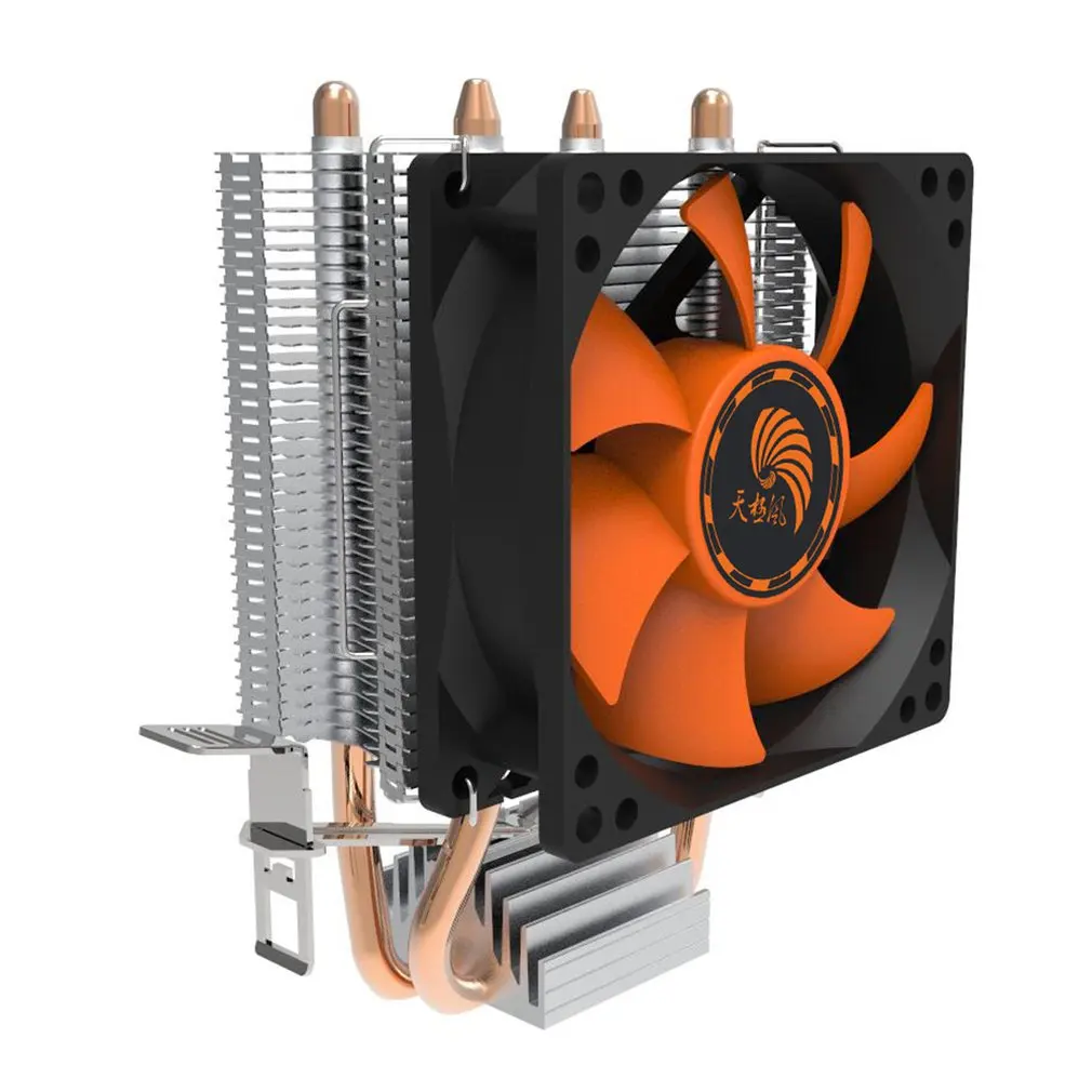 Долгий срок службы Алюминиевый Супер Тихий компьютер ПК с кулером для процессора кулер теплоотвод для Intel 775/1155 AMD 754/AM2-PC друг