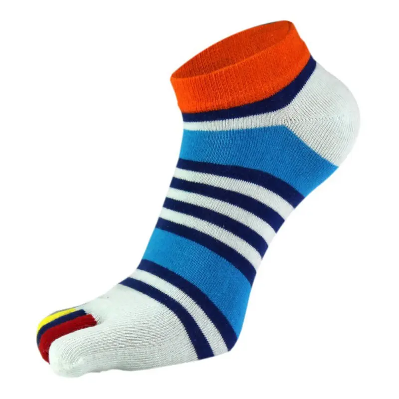 

1 Pairs Lots Summer Men Socks Cotton Finger Breathable Five Toe Socks Pure Male Sock