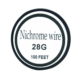 

Nichrome wire 28 Gauge 100 FT (1.77oz) 0.3mm Resistance Resistor AWG Heating wire Resistance wire Alloy heating yarn