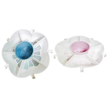 

Kitchen Strainer Basket Drainer Vegetable Sieve Colander Blue/ Pink 2 Colors