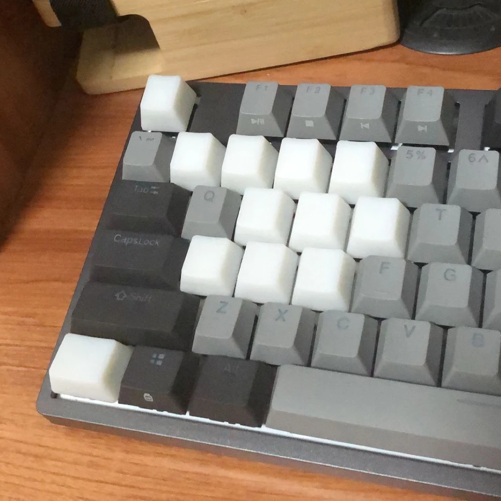 8 шт. ультра-тонкие белые клавиши со стрелками АБС-пластик E-sports Keycap OEM профиль быстрый отскок брелки для OSU музыка уличный баскетбол