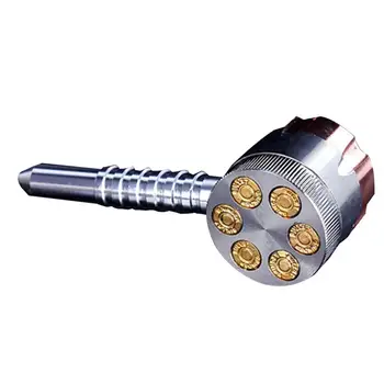

Revolver Pipe Weed Grinder Six Shooter Smoking Creative Tobacco Cigarette Herb Grinder Smoke Crusher 669