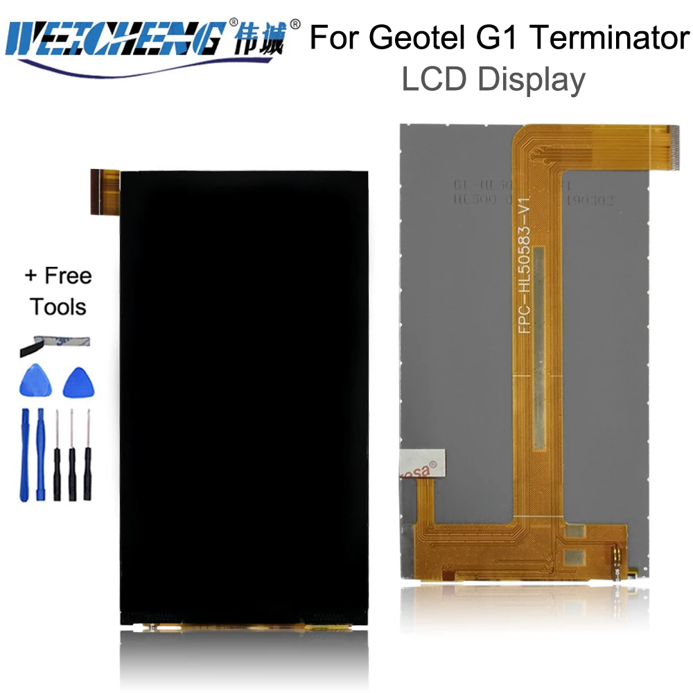 

For Geotel G1 LCD Display Screen Replacement Repair Part For Geotel G1 Terminator Mobile Accessories With Tools+Tapes