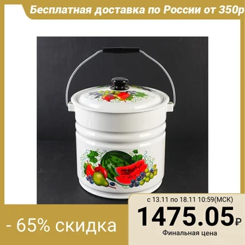 

Bucket "Eastern gifts", 12 L, one piece stamped with a lid
