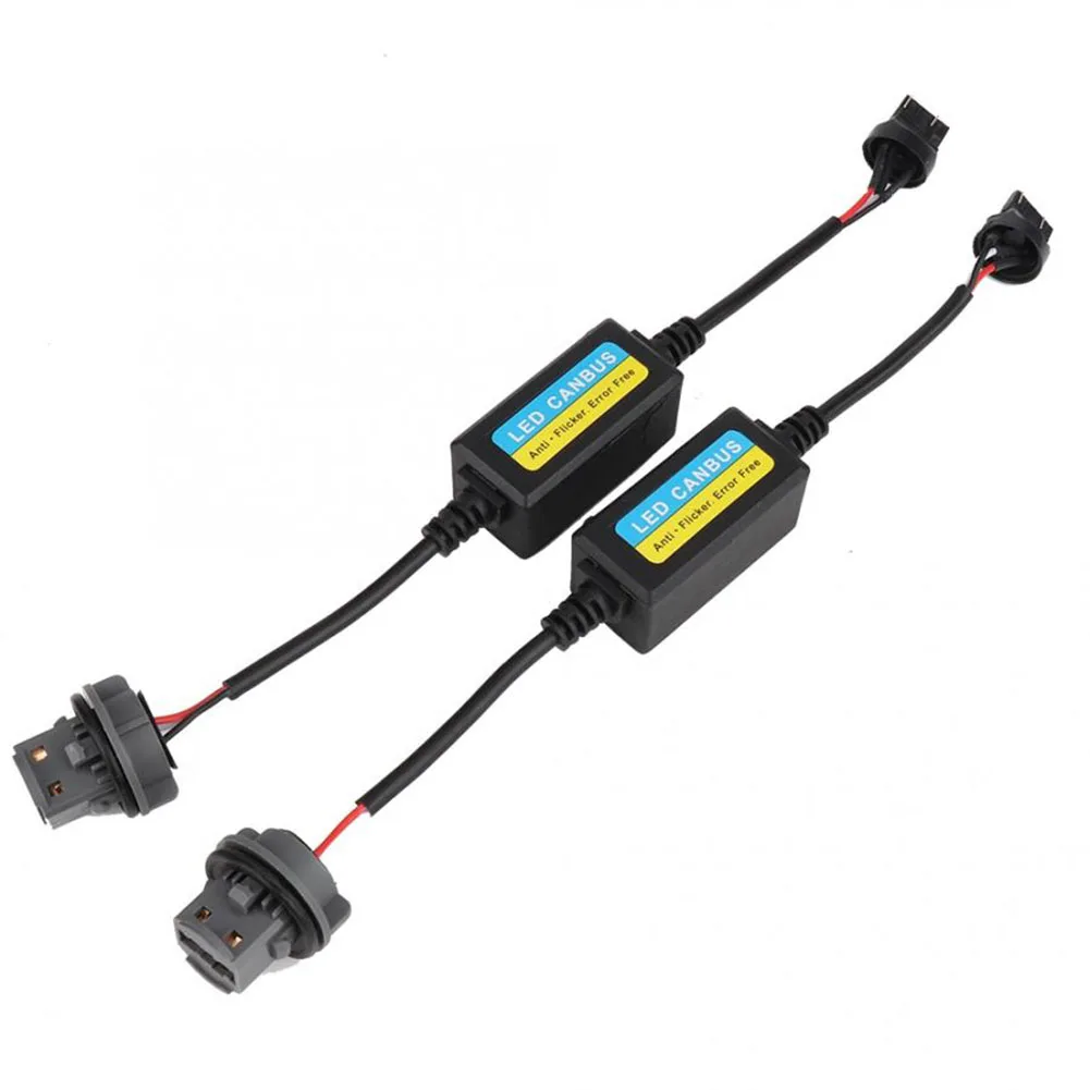 2PC T20 7443 Turn Signal LED Canbus Decoder Canceller Error Free