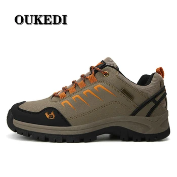 

Brand Men Outdoor Hiking Shoes Waterproof Breathable Hunting Trekking Shoes Pu Leather Sport Winter Climbing Hiking Shoes
