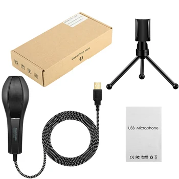 

Metal Usb Condenser Recording Microphone For Laptop Mac Or Windows Cardioid Studio Recording Vocals ,Voice Over