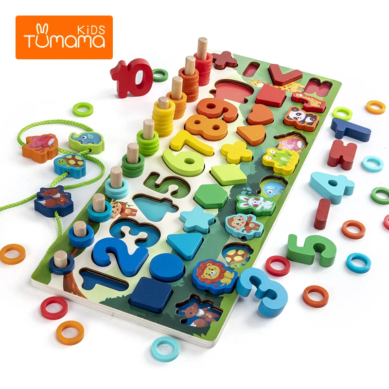montessori educational wooden toys