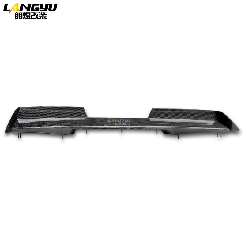 Для Chevrolet Corvette C7 Z06 Z07 Z15 Z25 Z30 ZLD LT1 2014 2015 2016 2017 2018 2019 Stage 2 Style УГЛЕРОДНЫЙ спойлер крыло