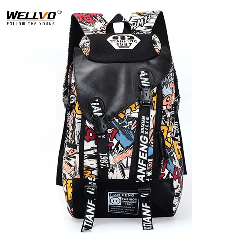printed backpacks for mens