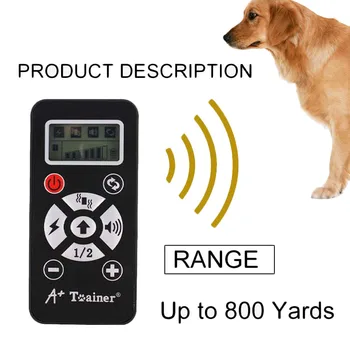 

Pet Training Collar Automatic Shock Beep Vibration Trainer Snoring Device Waterproof Anti Bark Collar US Plug