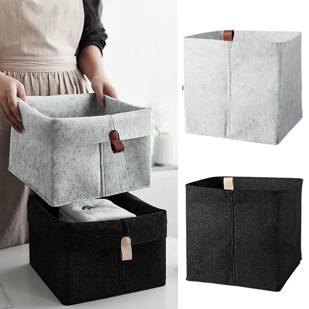  Felt Storage Box Multifunctional Environmental Protection Clothing Cosmetics Sundries Non-woven Sto